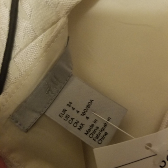 H&M white houndstooth dress BNWT - Picture 3 of 5